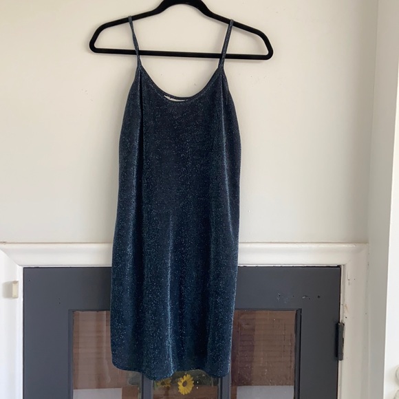 90’s Glitter Nylon Dress - Picture 1 of 4